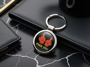 Metal Llavero Estilo Metálico y Diseño Premium